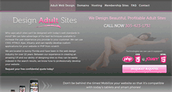 Desktop Screenshot of designadultsites.com