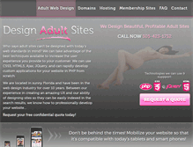 Tablet Screenshot of designadultsites.com
